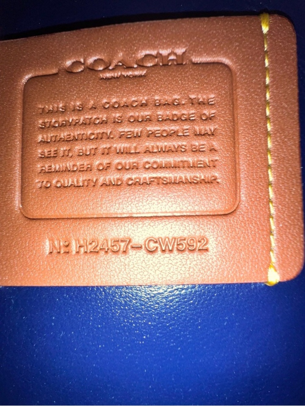 Coach Penn Shoulder Bag With Crystal LIKE NEW - Picture 3 of 4